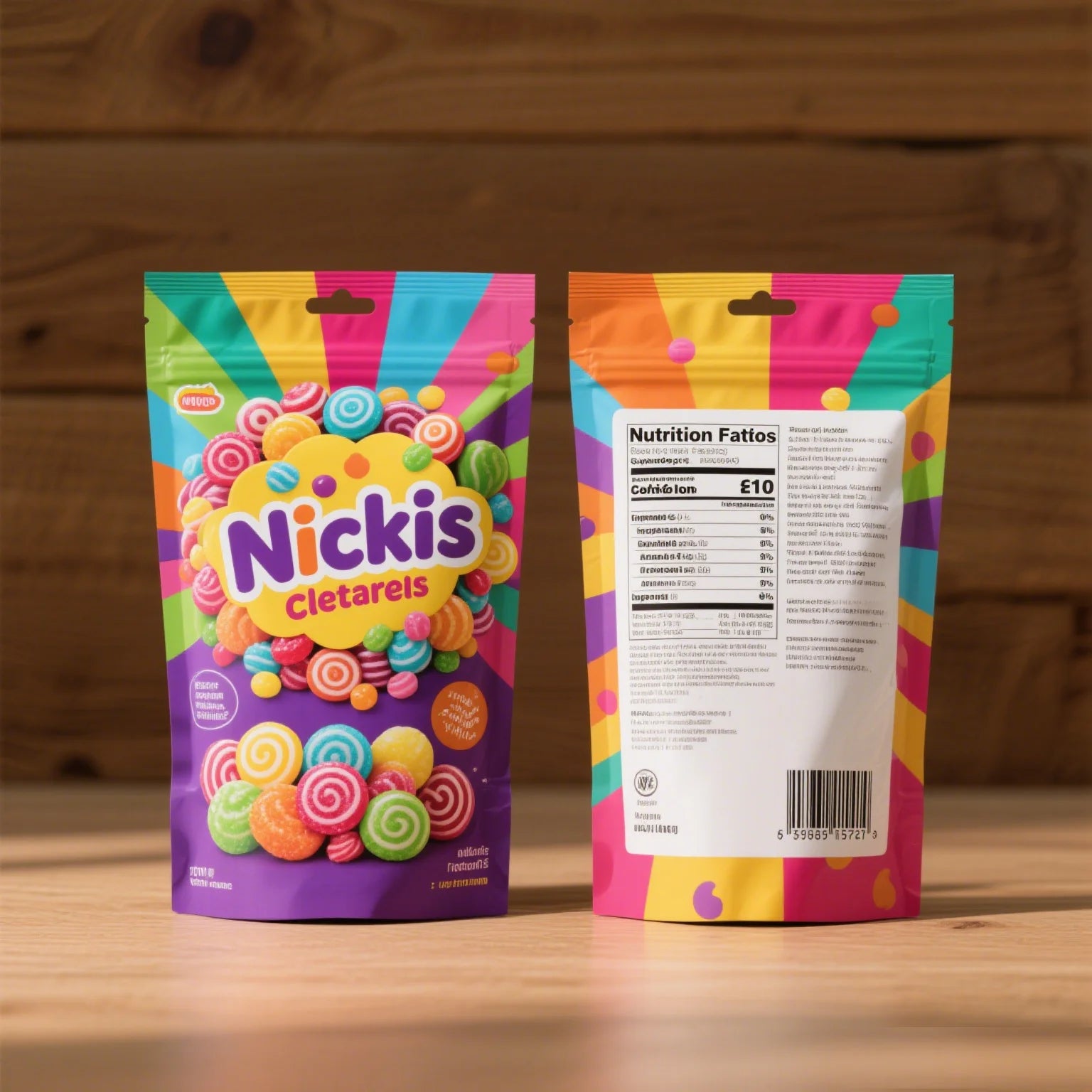 Custom Eco-Friendly Biodegradable Snacks Bags Food Grade Stand up Pouch Heat Seal Zipper Top Recyclable Food Packaging Bags