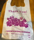 Take Out Bag Disposable Plastic Bag Factory Price OEM HDPE Food Shopping Plastic Customized Thank You Printing PE Carton Packing