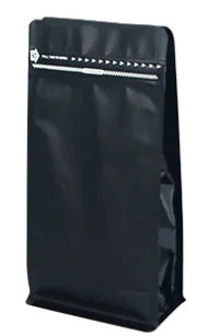 Eco-Friendly Zip Lock Packaging Bag Different Size Flat Bottom Food Paper Bag  with Tear off Zipper and air Valve