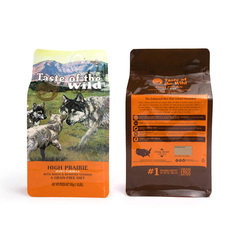 Customized 3kg 5KG 10KG 15KG Large Flat Bottom Ziplock Pouch Cat Litter Packaging Bag Pet Dog Food Cat Food Packaging Bag