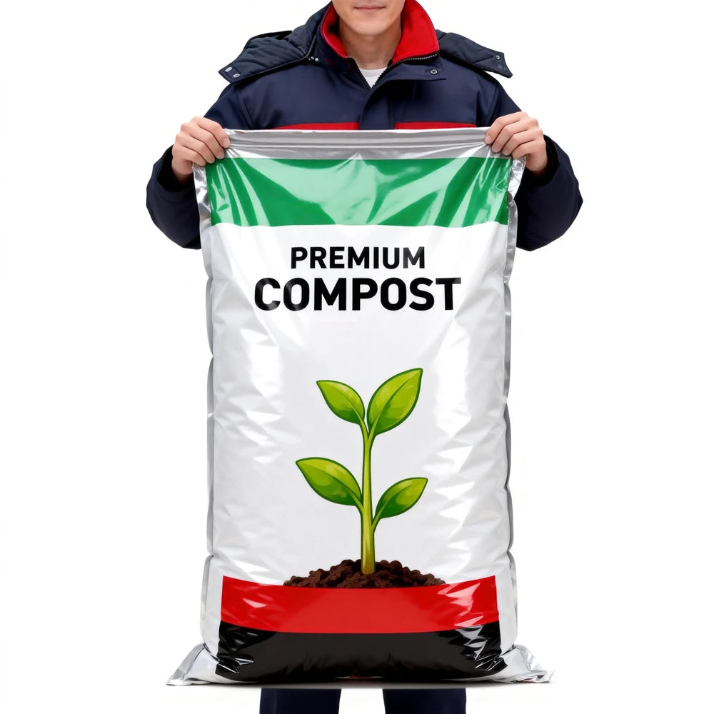 Custom Extra-Large Fertilizer Packaging Bags  Moisture-Proof Leak-Proof for Agricultural Production